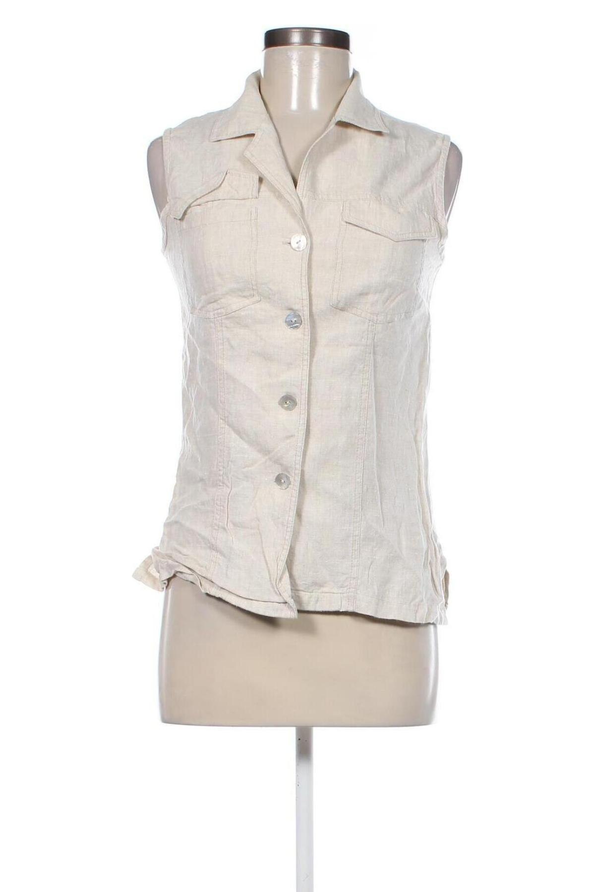 Γυναικείο πουκάμισο Anna Riska, Μέγεθος S, Χρώμα  Μπέζ, Τιμή 25,00 €