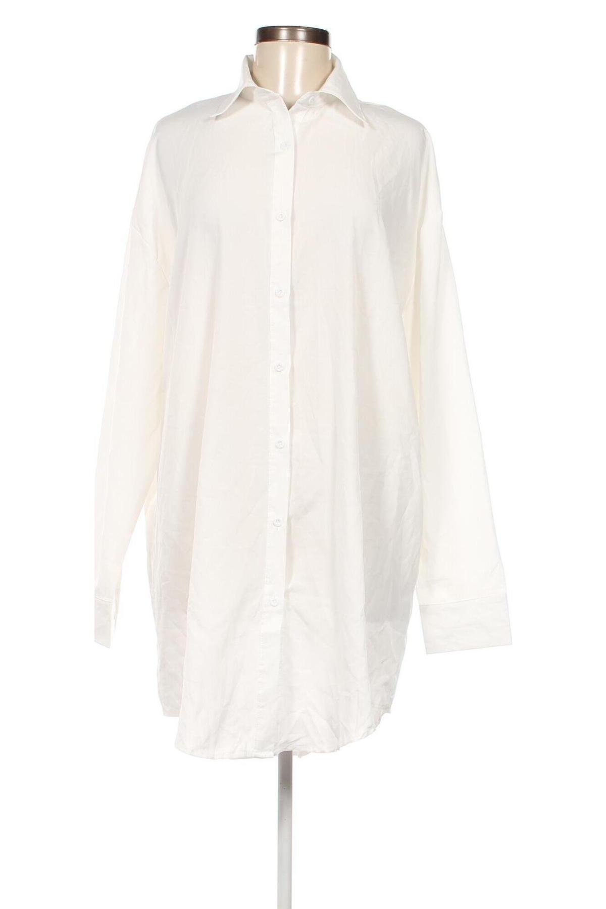 Γυναικείο πουκάμισο Boohoo, Μέγεθος XXL, Χρώμα Λευκό, Τιμή 20,62 €