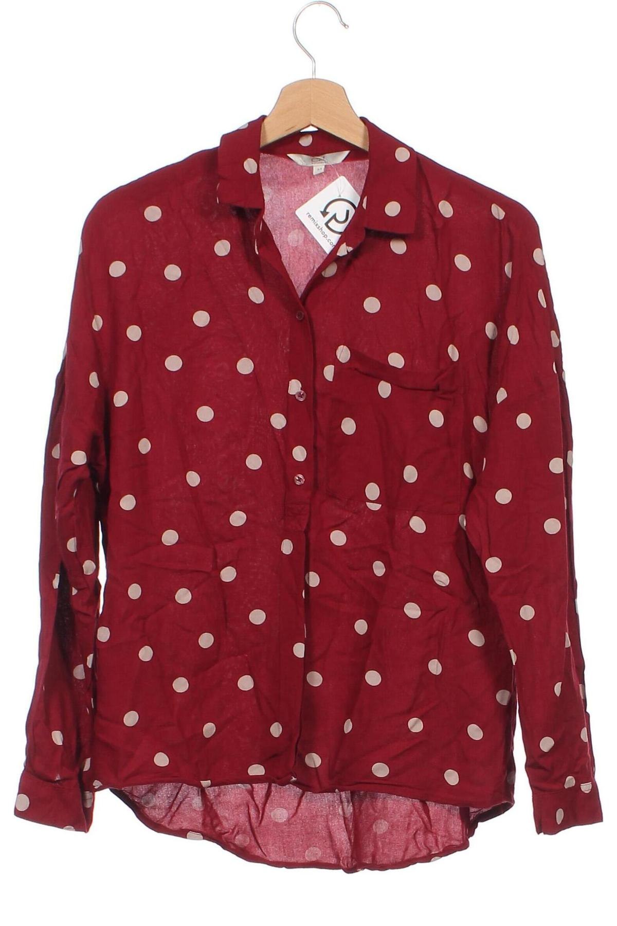 Γυναικείο πουκάμισο Cloche, Μέγεθος XS, Χρώμα Κόκκινο, Τιμή 10,99 €