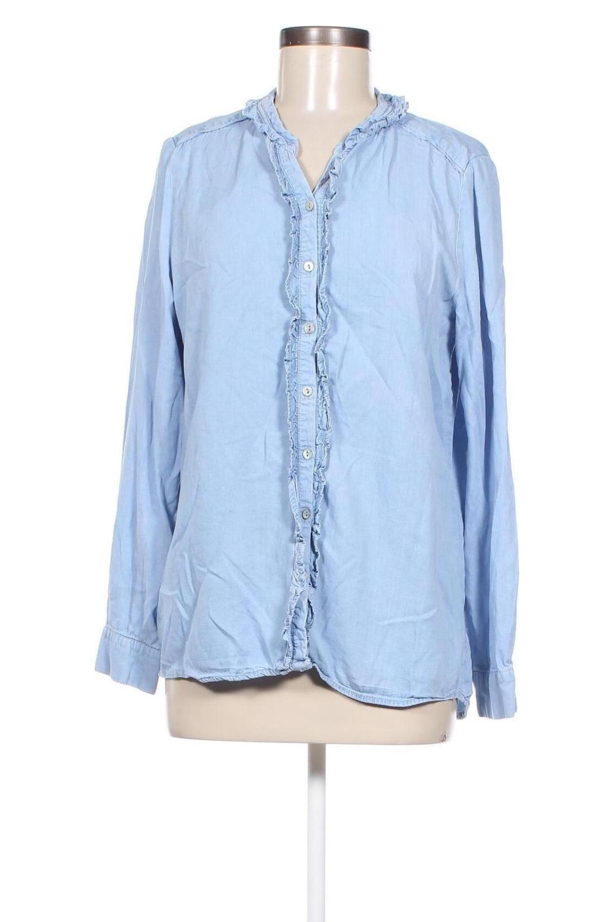 Damenbluse Esqualo, Größe M, Farbe Blau, Preis € 17,39