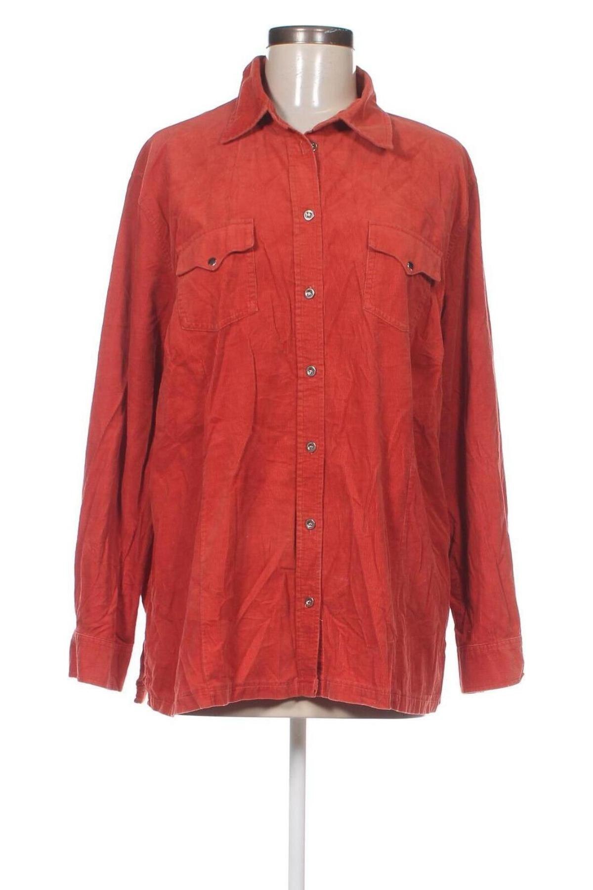 Γυναικείο πουκάμισο Fair Lady, Μέγεθος XXL, Χρώμα Πορτοκαλί, Τιμή 14,69 €