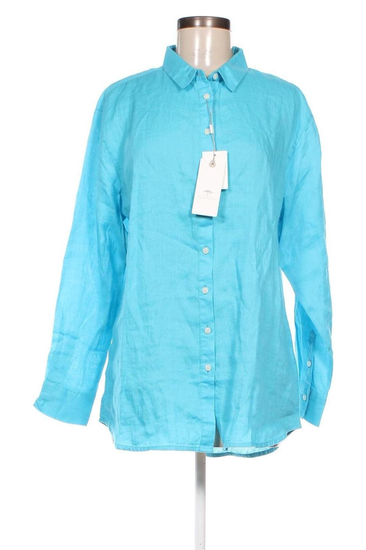 Γυναικείο πουκάμισο Fynch-Hatton, Μέγεθος M, Χρώμα Μπλέ, Τιμή 55,67 €