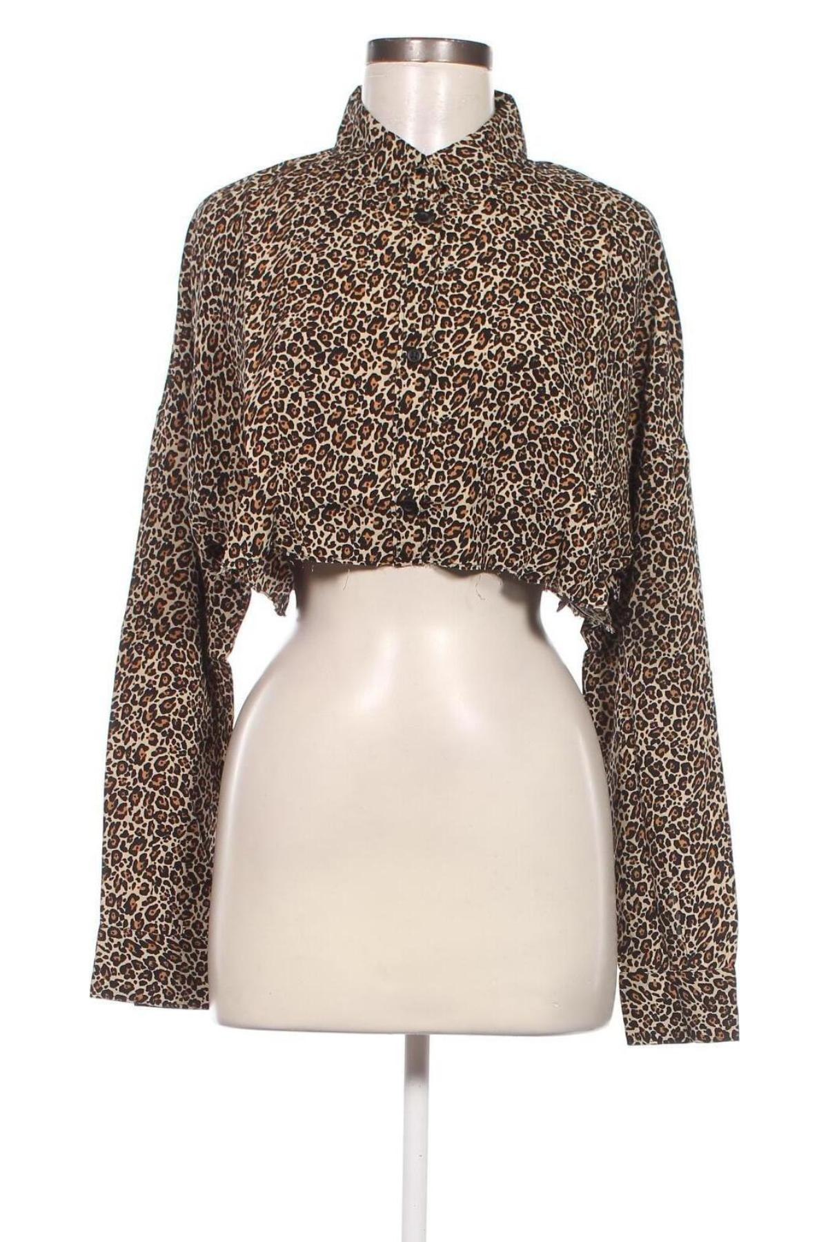 Γυναικείο πουκάμισο Jennyfer, Μέγεθος L, Χρώμα Πολύχρωμο, Τιμή 4,33 €
