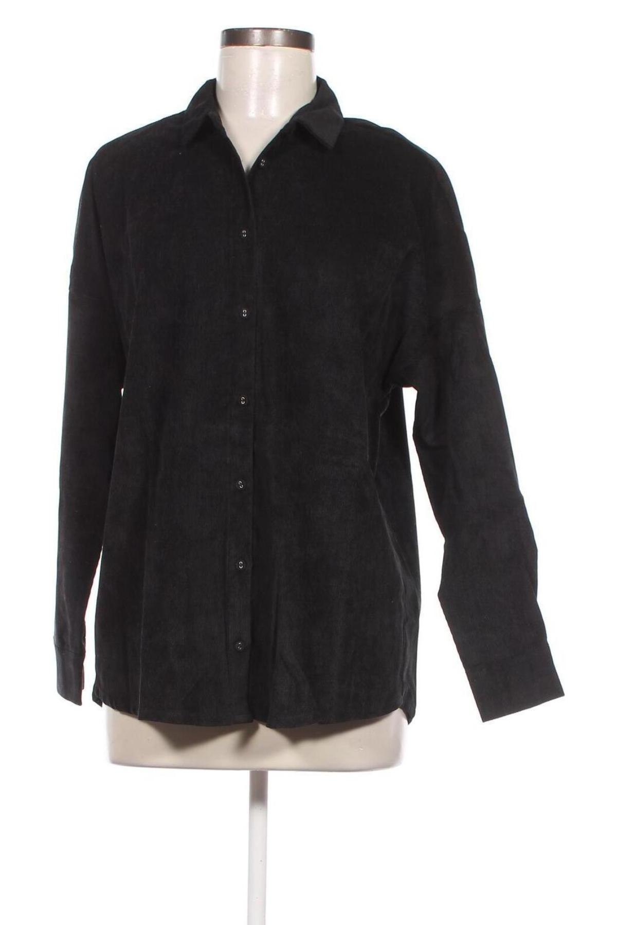Γυναικείο πουκάμισο Jennyfer, Μέγεθος M, Χρώμα Μαύρο, Τιμή 7,22 €