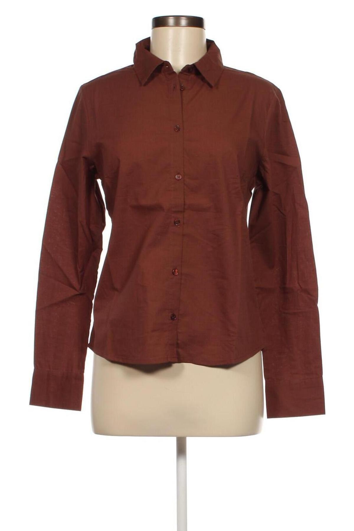 Γυναικείο πουκάμισο Jennyfer, Μέγεθος M, Χρώμα Καφέ, Τιμή 5,16 €