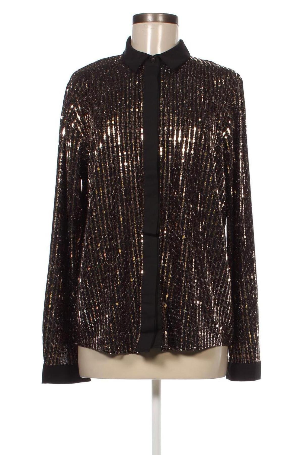 Γυναικείο πουκάμισο Milan Kiss, Μέγεθος XL, Χρώμα Χρυσαφί, Τιμή 23,81 €