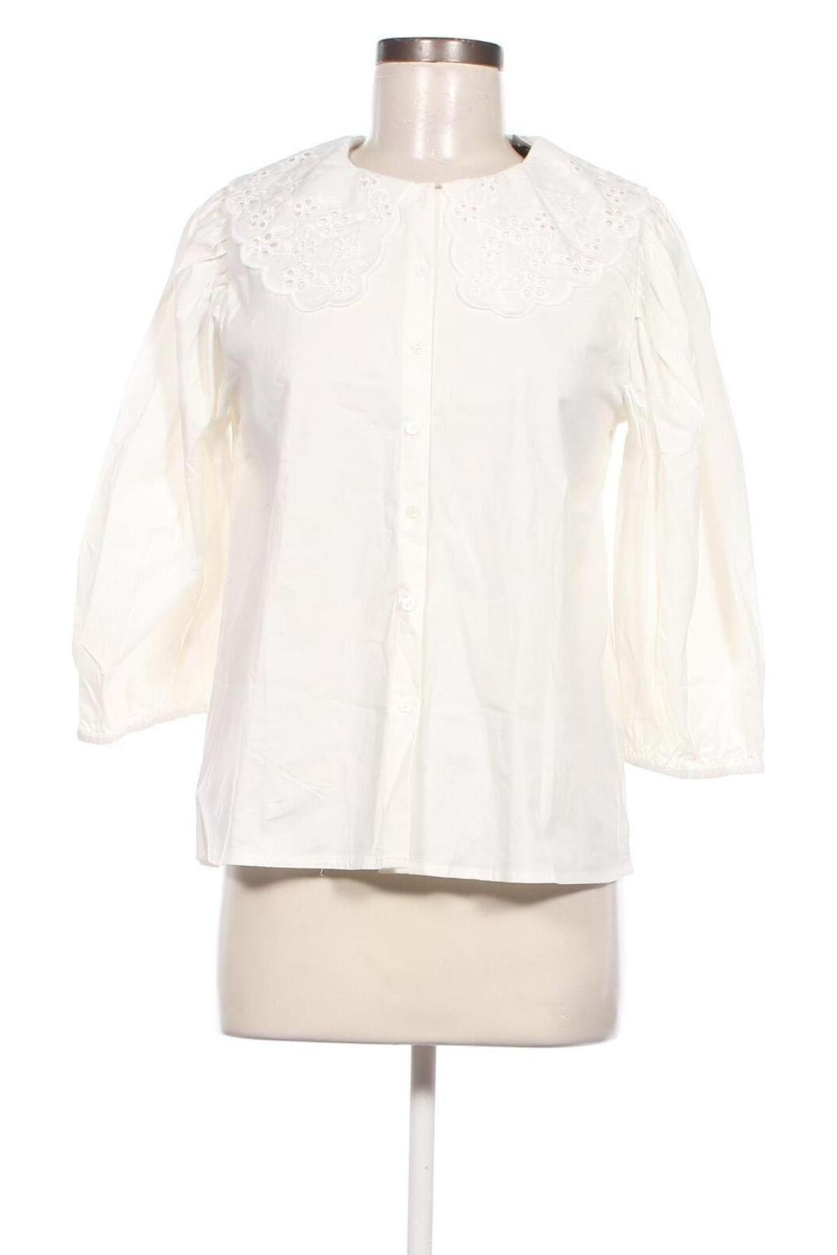 Γυναικείο πουκάμισο Minus, Μέγεθος S, Χρώμα Λευκό, Τιμή 27,84 €