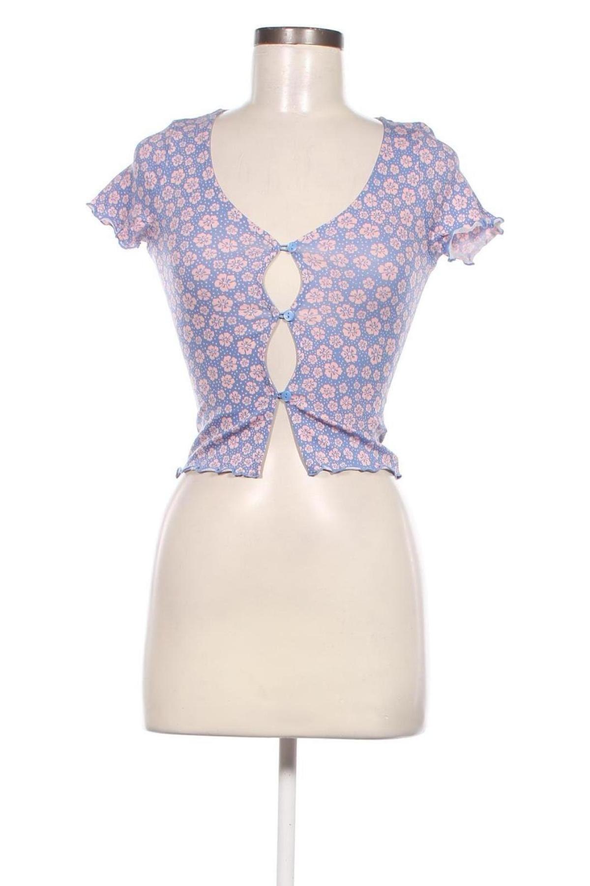 Γυναικείο πουκάμισο Monki, Μέγεθος XS, Χρώμα Πολύχρωμο, Τιμή 6,35 €