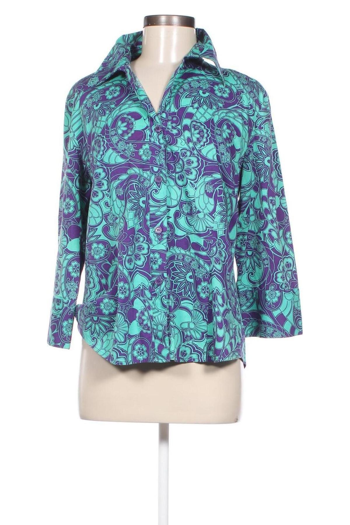 Γυναικείο πουκάμισο Ninety, Μέγεθος XL, Χρώμα Πολύχρωμο, Τιμή 20,02 €