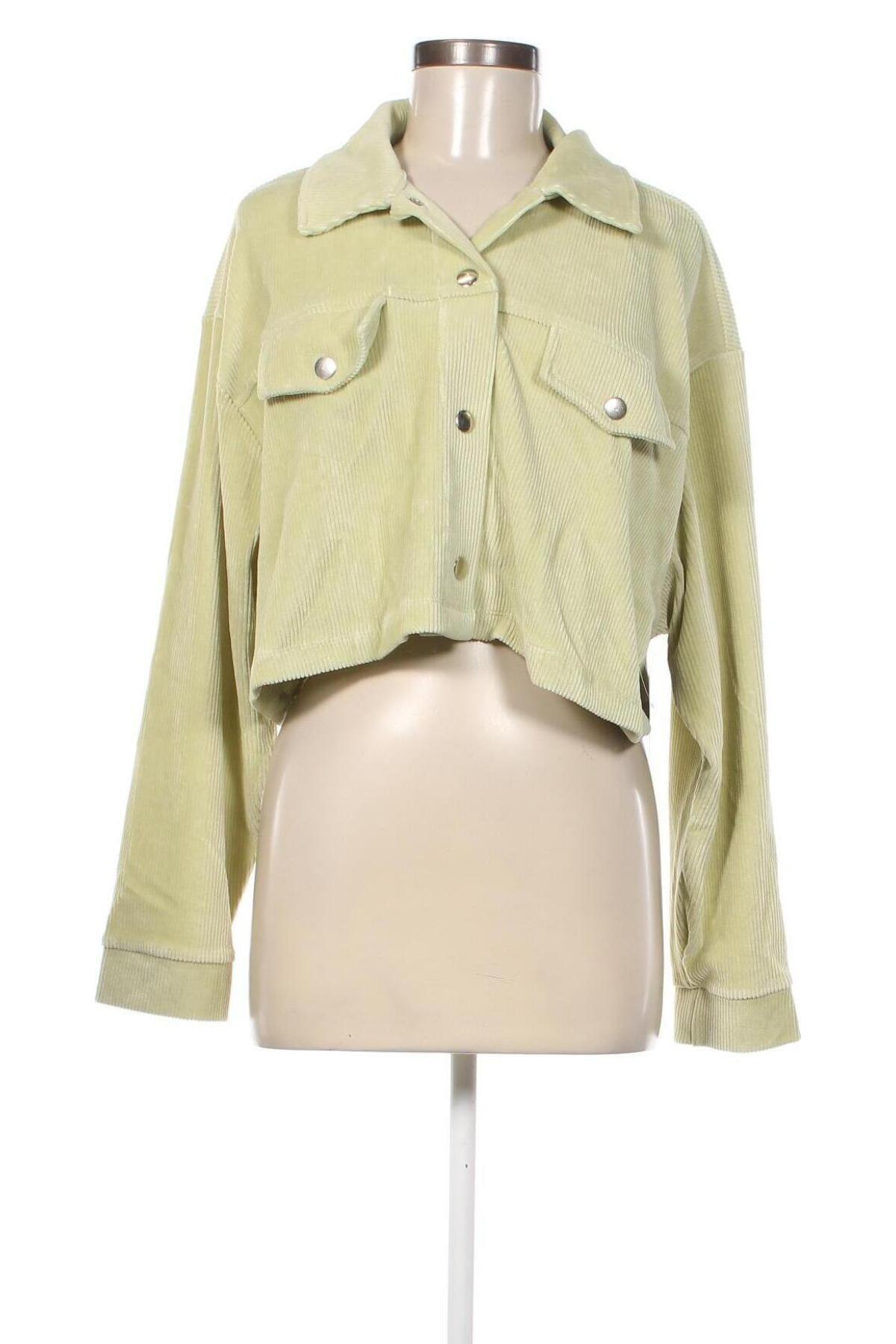 Γυναικείο πουκάμισο Nly Trend, Μέγεθος L, Χρώμα Πράσινο, Τιμή 10,31 €