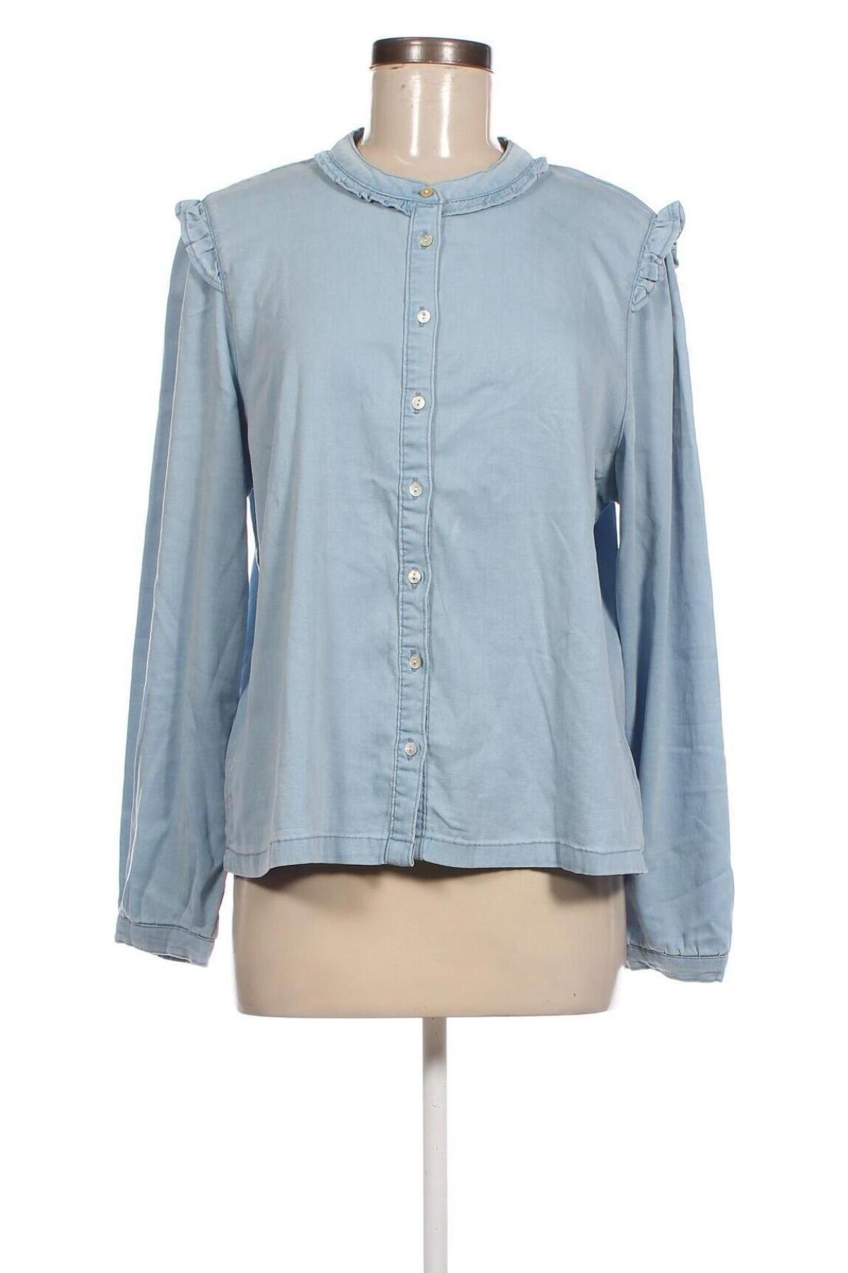 Γυναικείο πουκάμισο ONLY, Μέγεθος XL, Χρώμα Μπλέ, Τιμή 23,71 €