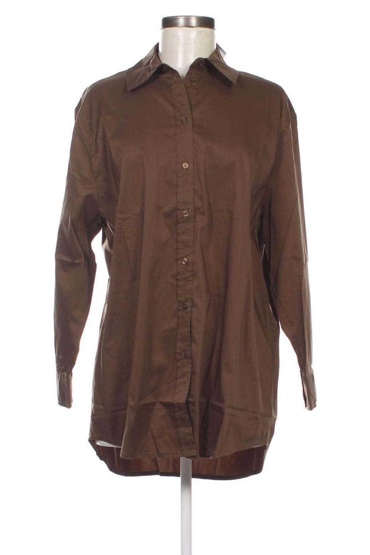 Γυναικείο πουκάμισο Object, Μέγεθος S, Χρώμα Καφέ, Τιμή 7,94 €