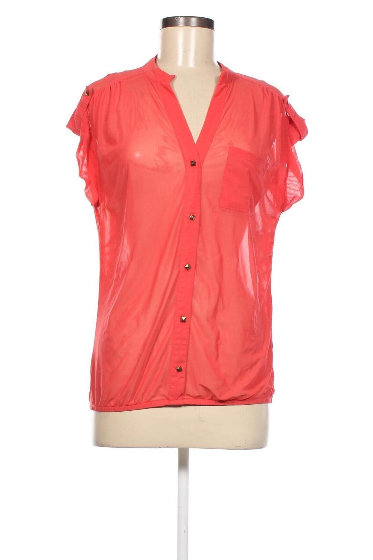 Γυναικείο πουκάμισο Ona, Μέγεθος L, Χρώμα Κόκκινο, Τιμή 5,89 €