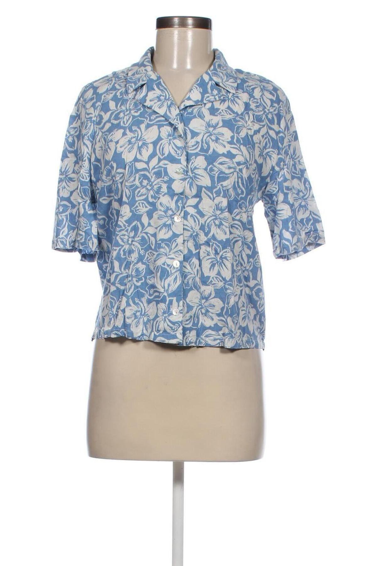 Γυναικείο πουκάμισο Pull&Bear, Μέγεθος S, Χρώμα Μπλέ, Τιμή 9,73 €