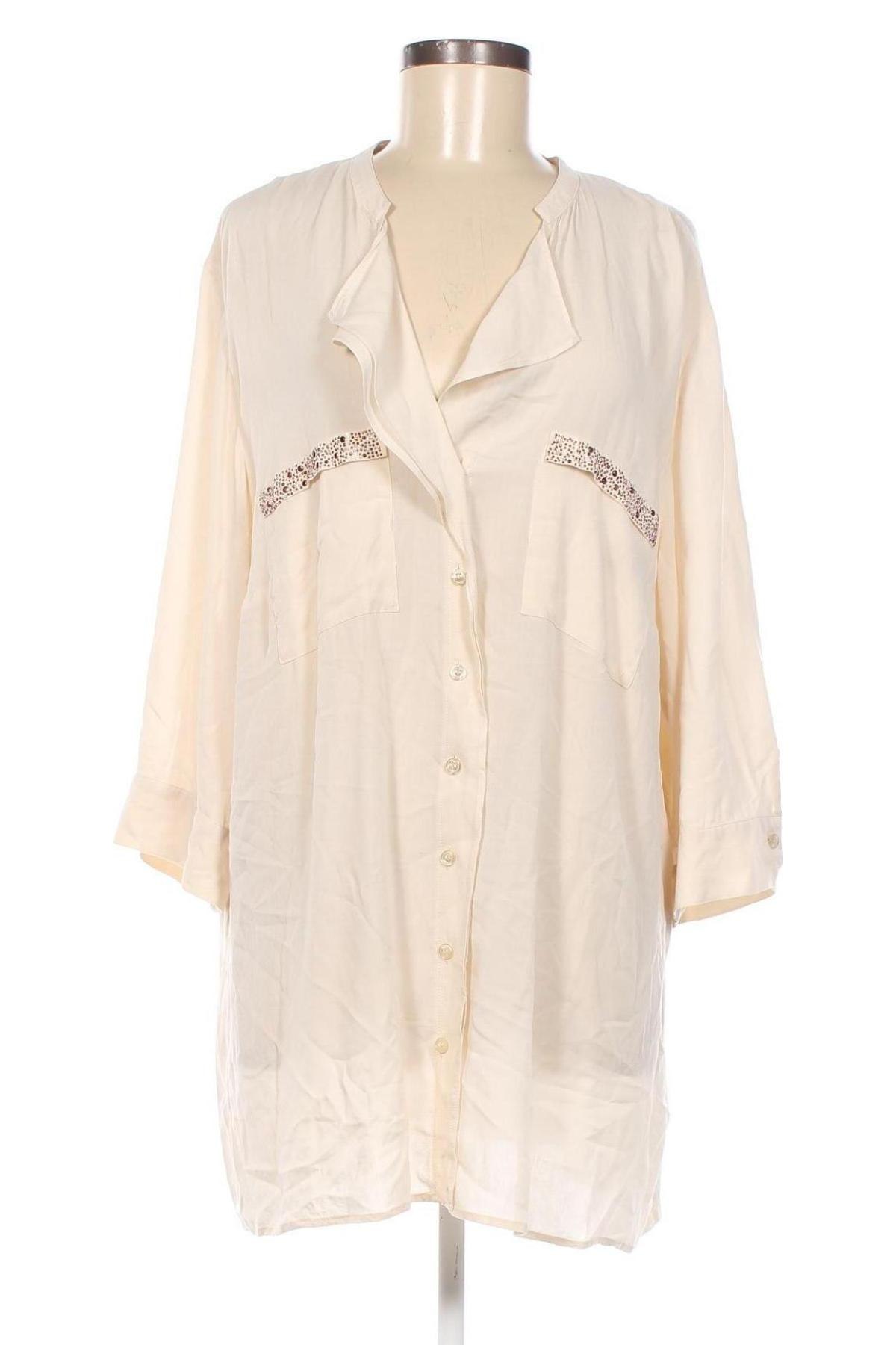 Damenbluse Samoon By Gerry Weber, Größe L, Farbe Beige, Preis € 17,39