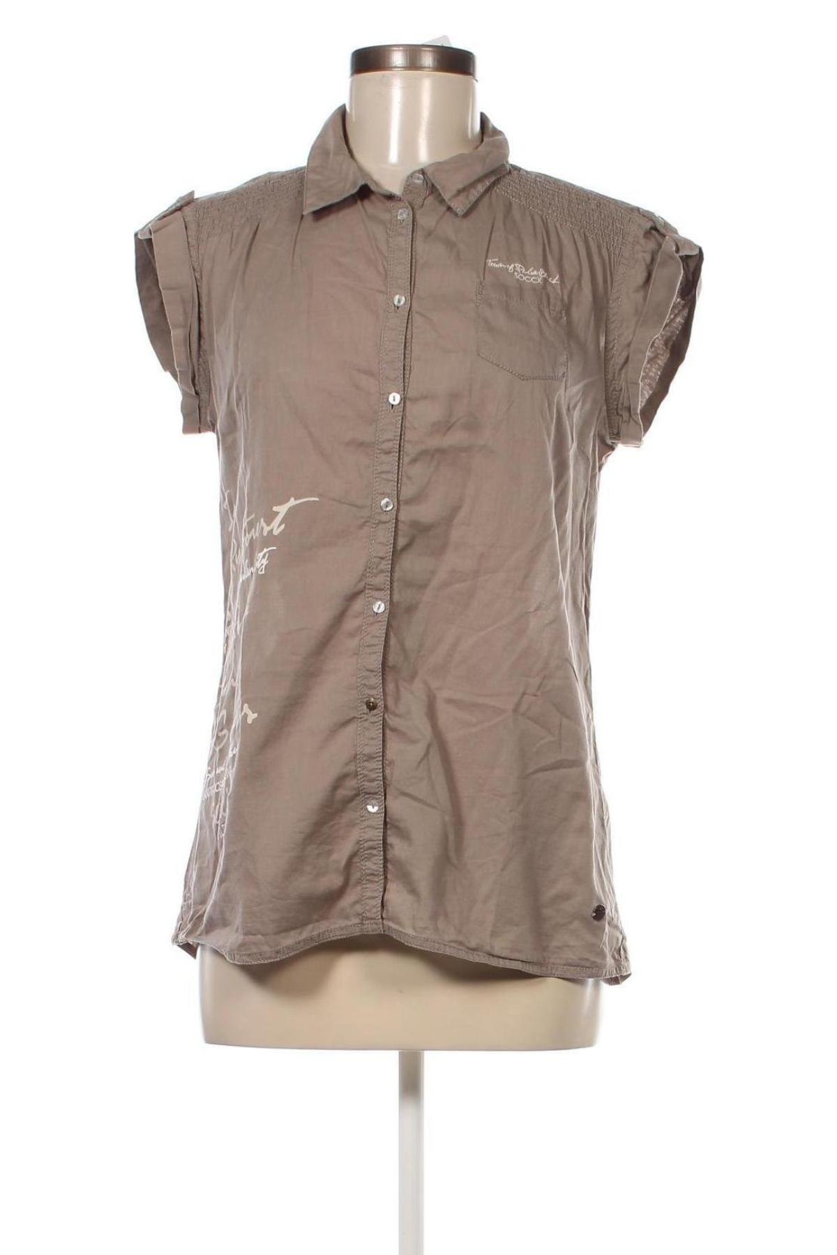 Γυναικείο πουκάμισο Soccx, Μέγεθος M, Χρώμα  Μπέζ, Τιμή 17,00 €