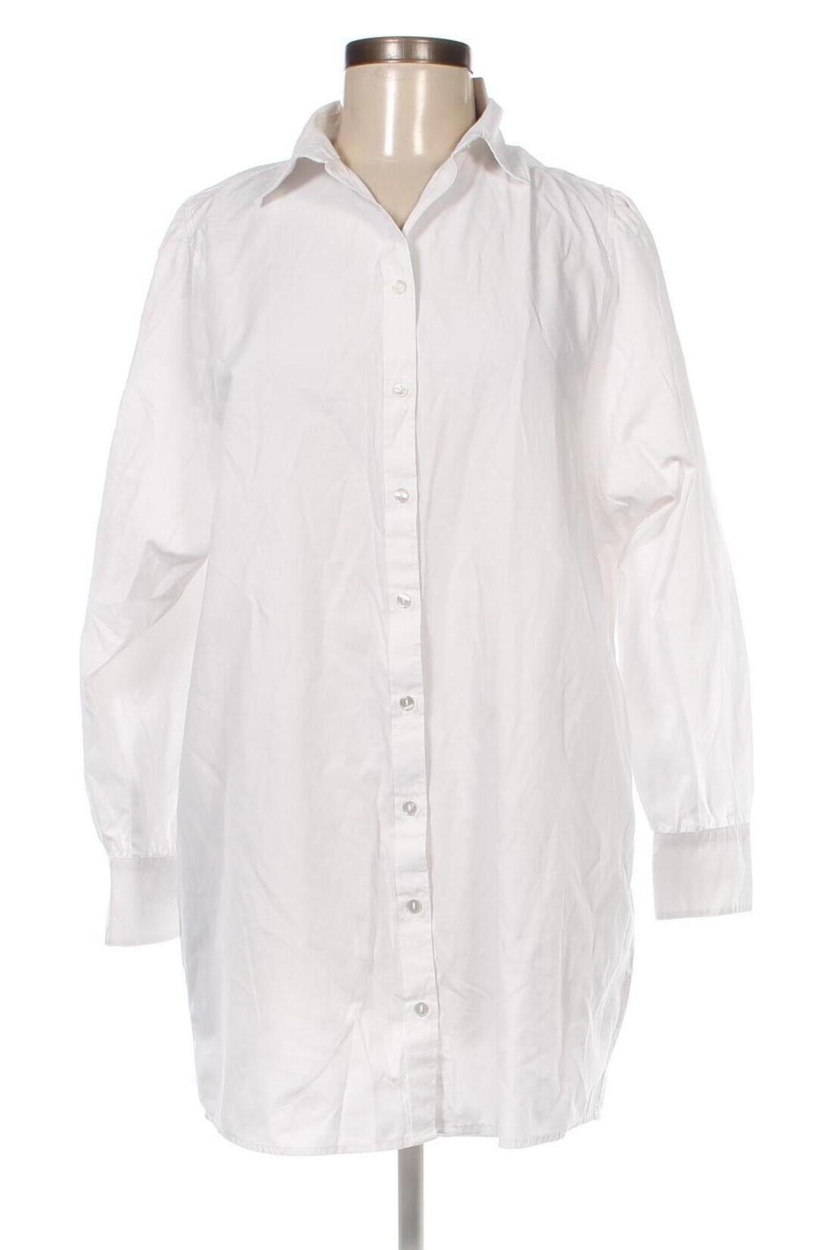 Γυναικείο πουκάμισο Stradivarius, Μέγεθος S, Χρώμα Λευκό, Τιμή 7,67 €