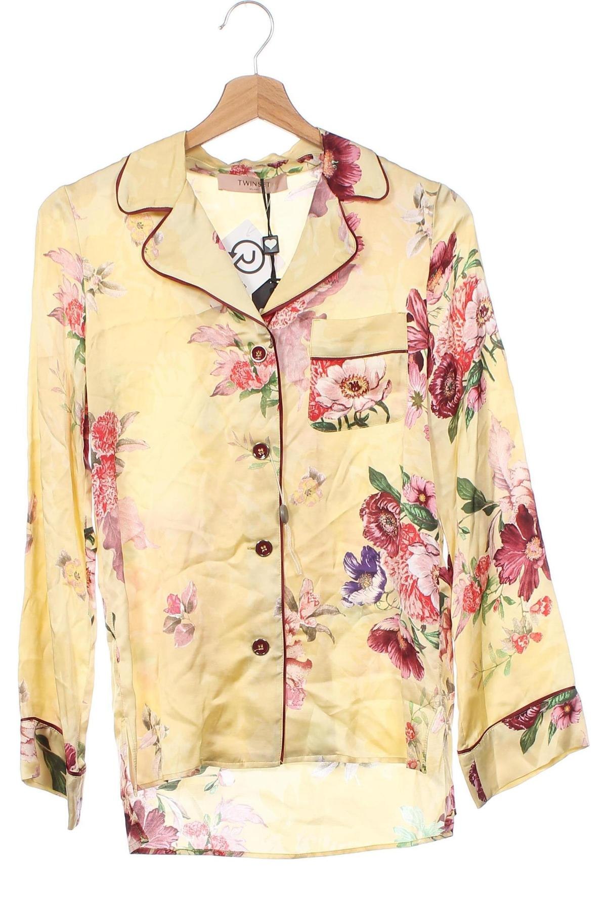 Γυναικείο πουκάμισο TWINSET, Μέγεθος XS, Χρώμα Πολύχρωμο, Τιμή 64,49 €