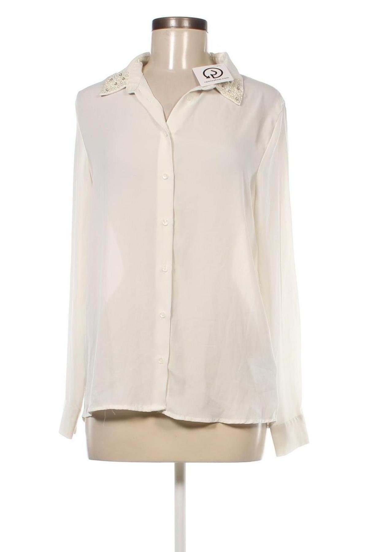Γυναικείο πουκάμισο Takko Fashion, Μέγεθος L, Χρώμα Λευκό, Τιμή 18,96 €