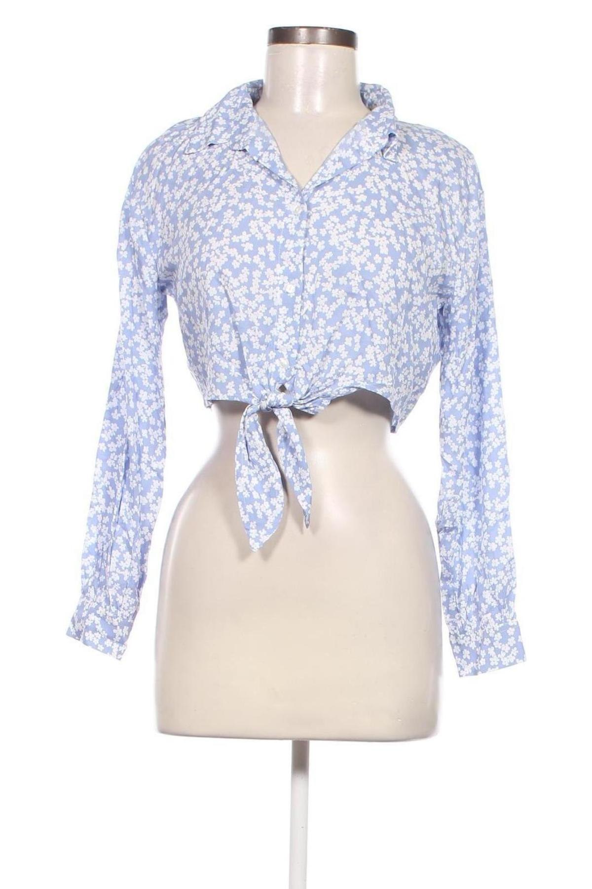 Γυναικείο πουκάμισο Tally Weijl, Μέγεθος XS, Χρώμα Μπλέ, Τιμή 6,19 €