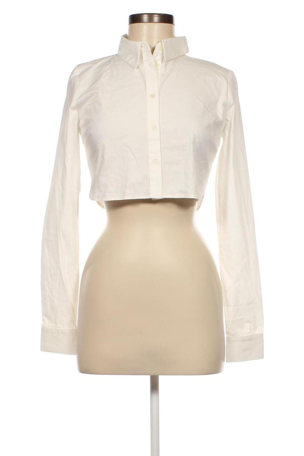 Γυναικείο πουκάμισο Tally Weijl, Μέγεθος XS, Χρώμα Εκρού, Τιμή 20,62 €