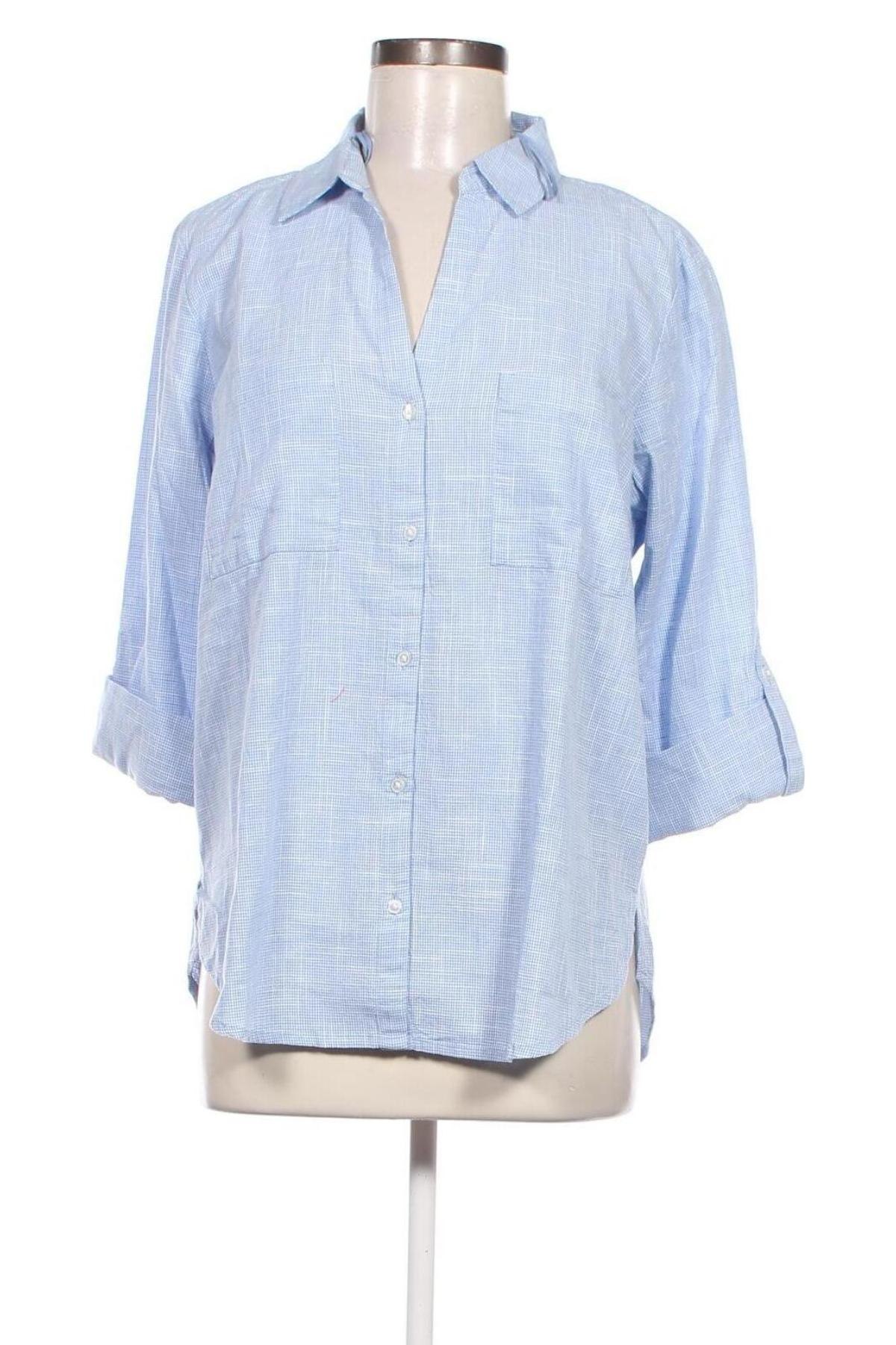 Γυναικείο πουκάμισο Tom Tailor, Μέγεθος L, Χρώμα Μπλέ, Τιμή 39,69 €