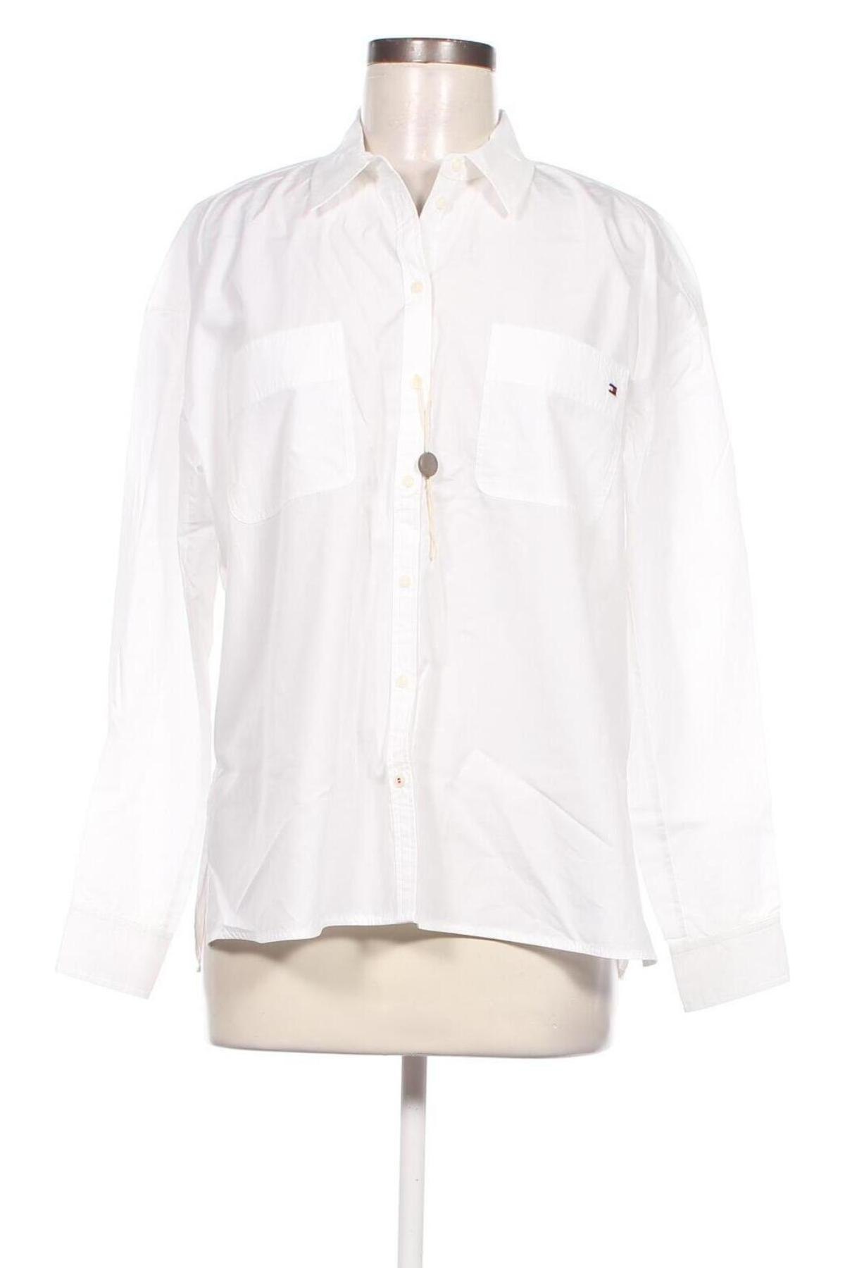 Γυναικείο πουκάμισο Tommy Hilfiger, Μέγεθος M, Χρώμα Λευκό, Τιμή 66,39 €