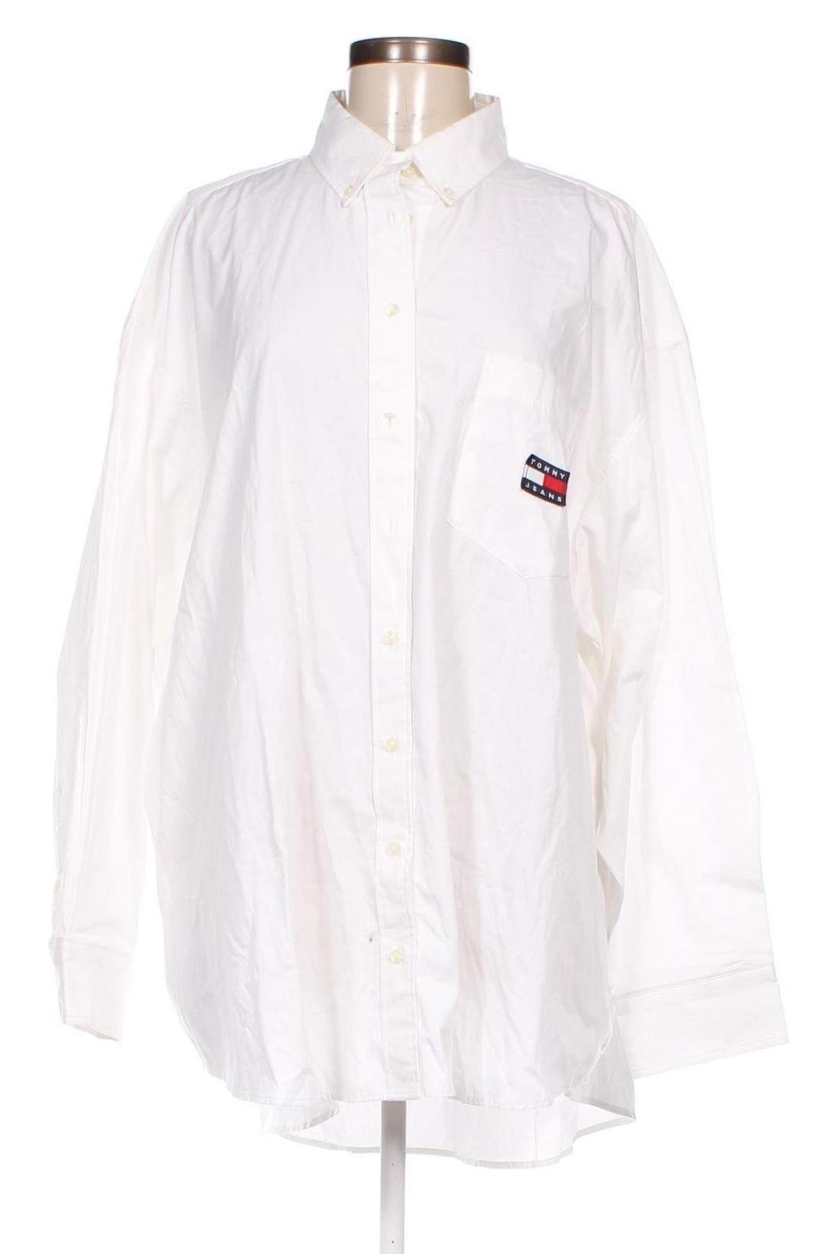 Dámska košeľa  Tommy Jeans, Veľkosť L, Farba Biela, Cena  60,82 €