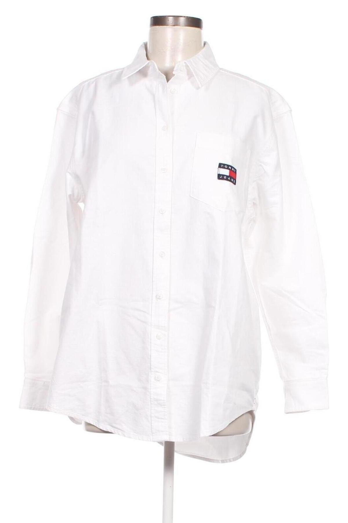 Γυναικείο πουκάμισο Tommy Jeans, Μέγεθος M, Χρώμα Λευκό, Τιμή 82,99 €