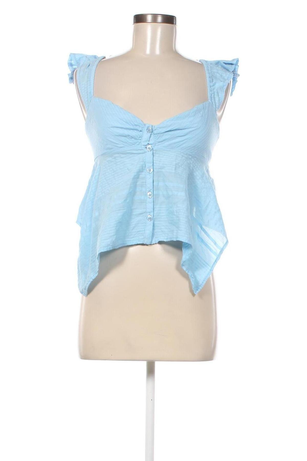 Γυναικείο πουκάμισο Urban Outfitters, Μέγεθος XS, Χρώμα Μπλέ, Τιμή 11,11 €