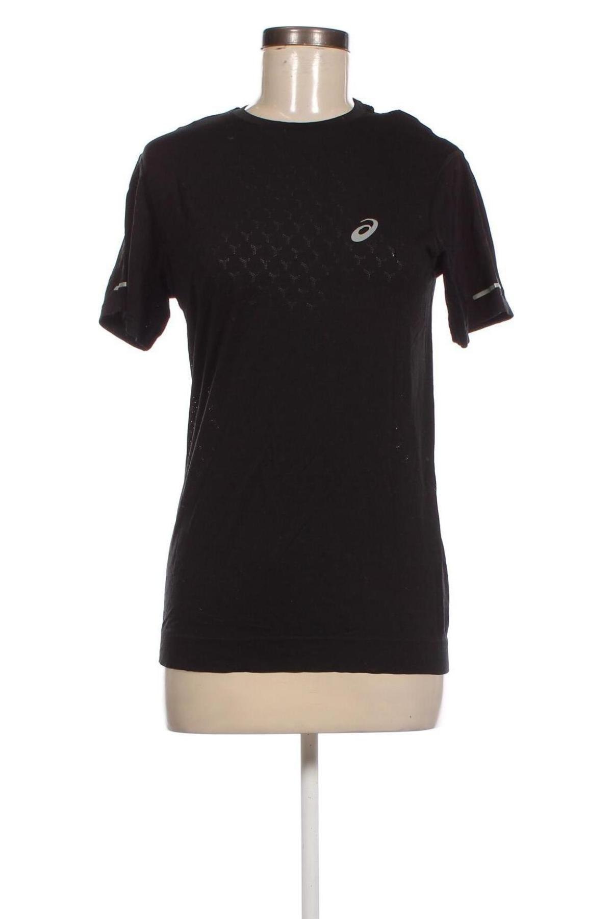 Γυναικείο t-shirt ASICS, Μέγεθος S, Χρώμα Μαύρο, Τιμή 16,70 €