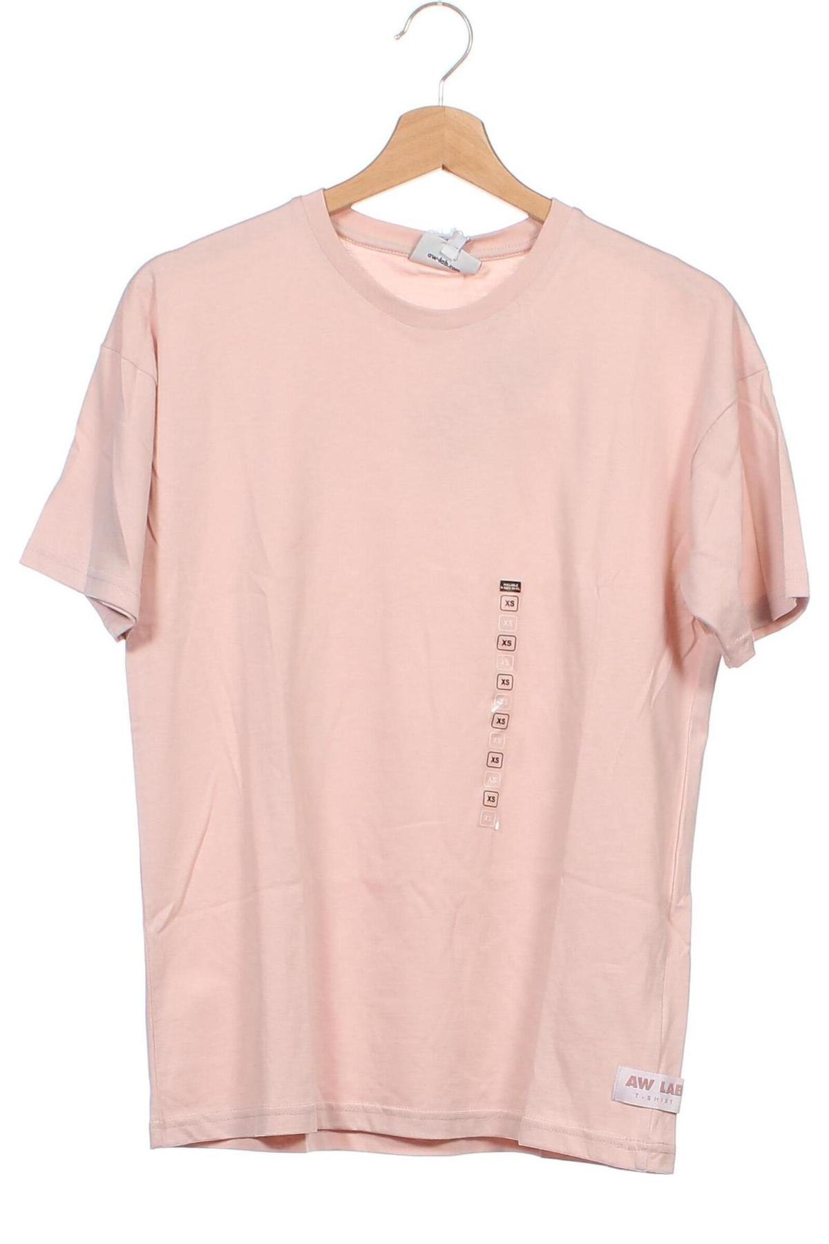 Дамска тениска AW LAB, Размер XS, Цвят Розов, Цена 21,00 лв.