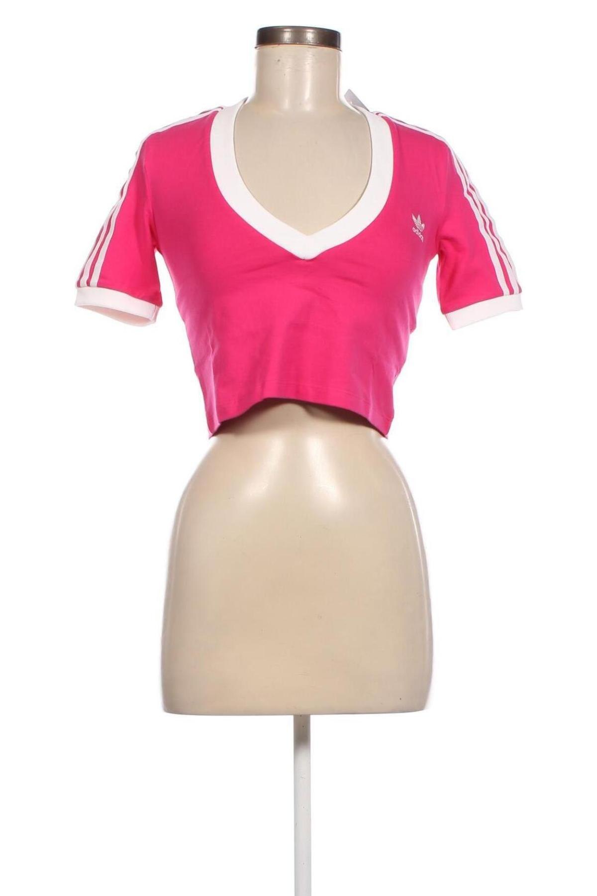 Damen T-Shirt Adidas, Größe XXS, Farbe Rosa, Preis € 12,78