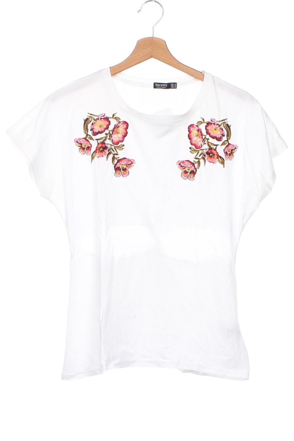 Dámské tričko Bershka, Velikost XS, Barva Bílá, Cena  173,00 Kč