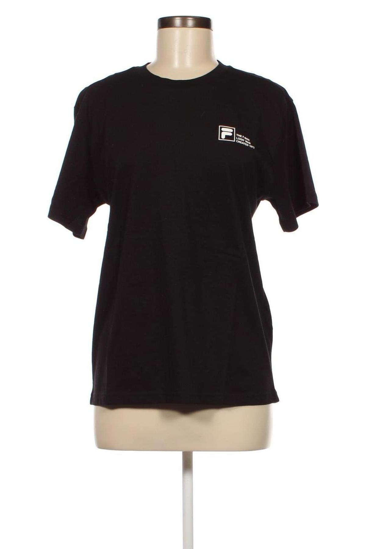 Γυναικείο t-shirt FILA, Μέγεθος M, Χρώμα Μαύρο, Τιμή 22,37 €