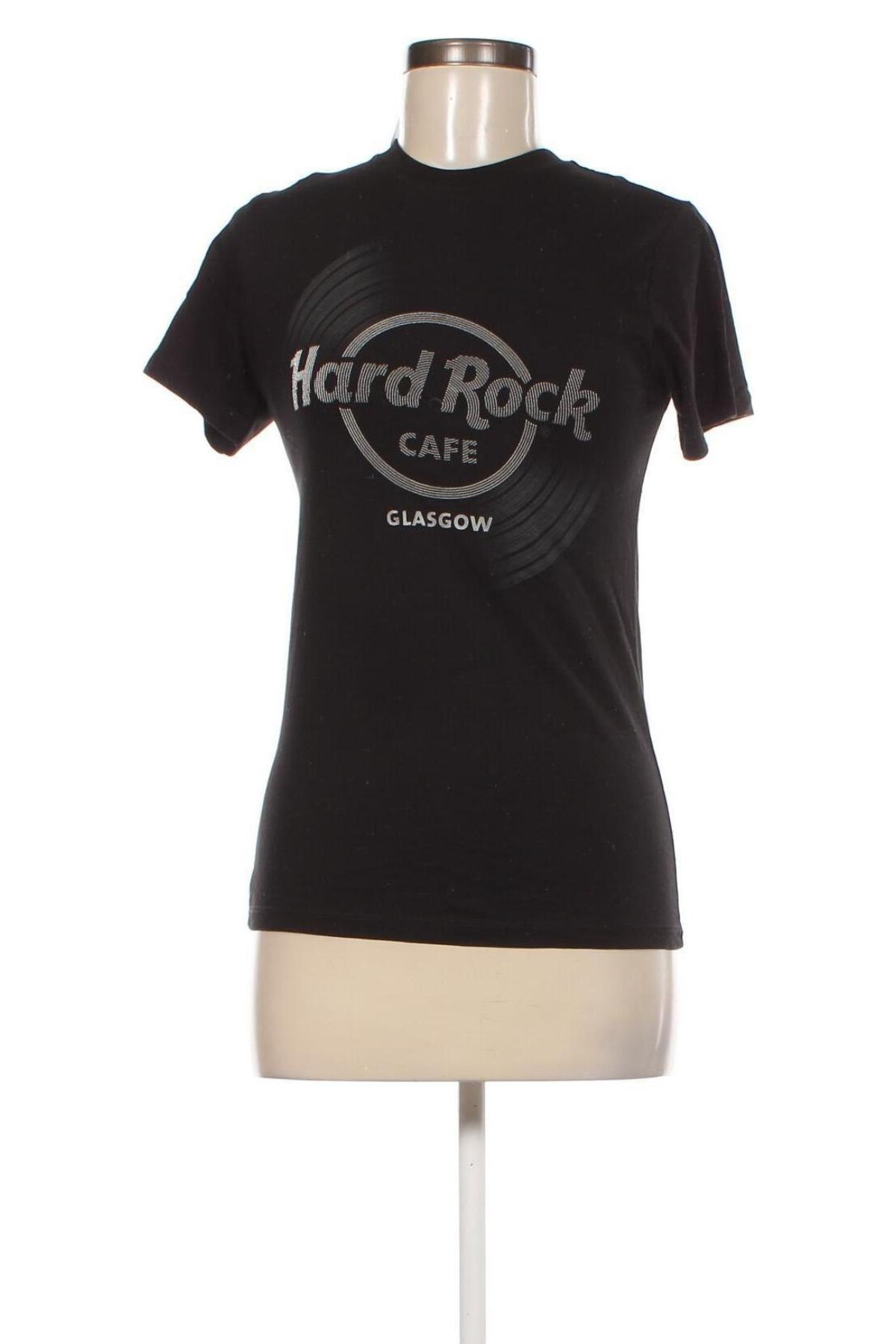 Damen T-Shirt Hard Rock, Größe XS, Farbe Schwarz, Preis 9,05 €