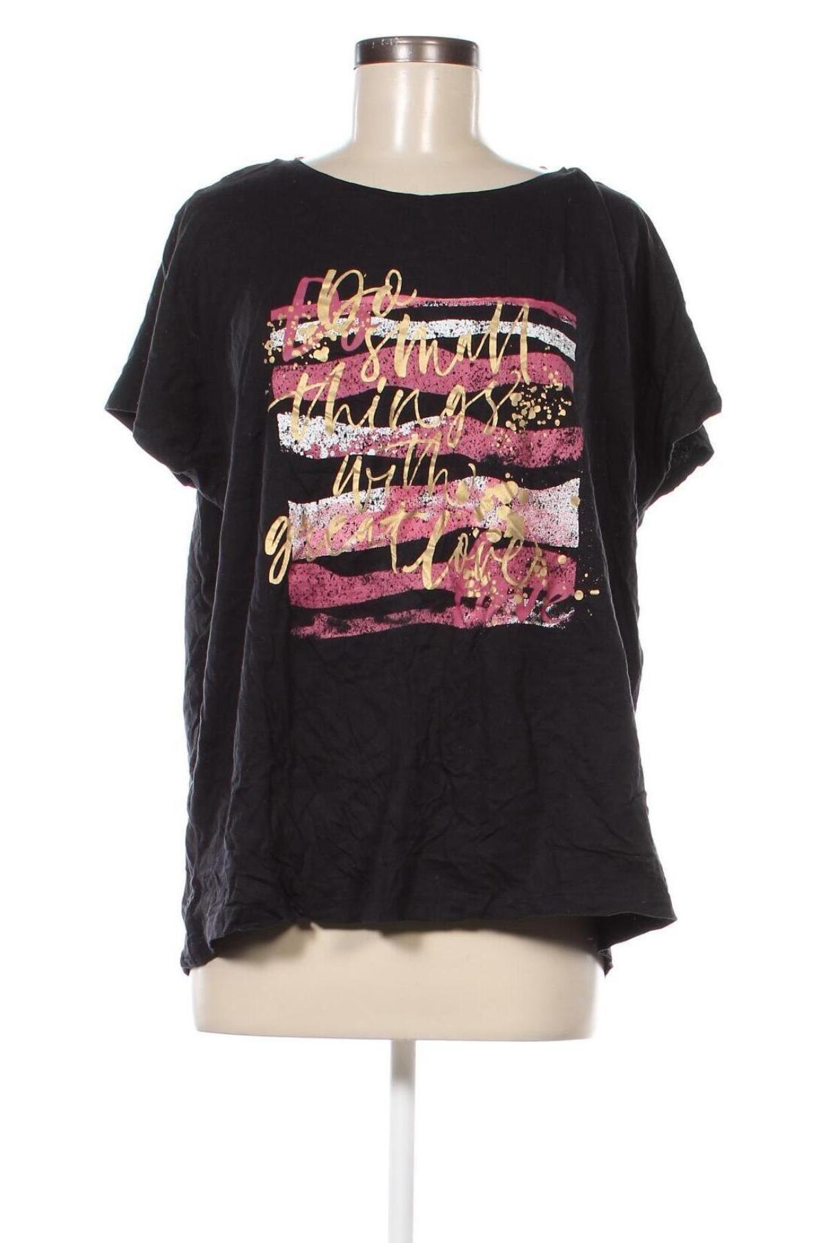 Damen T-Shirt Janina, Größe XL, Farbe Schwarz, Preis € 9,05