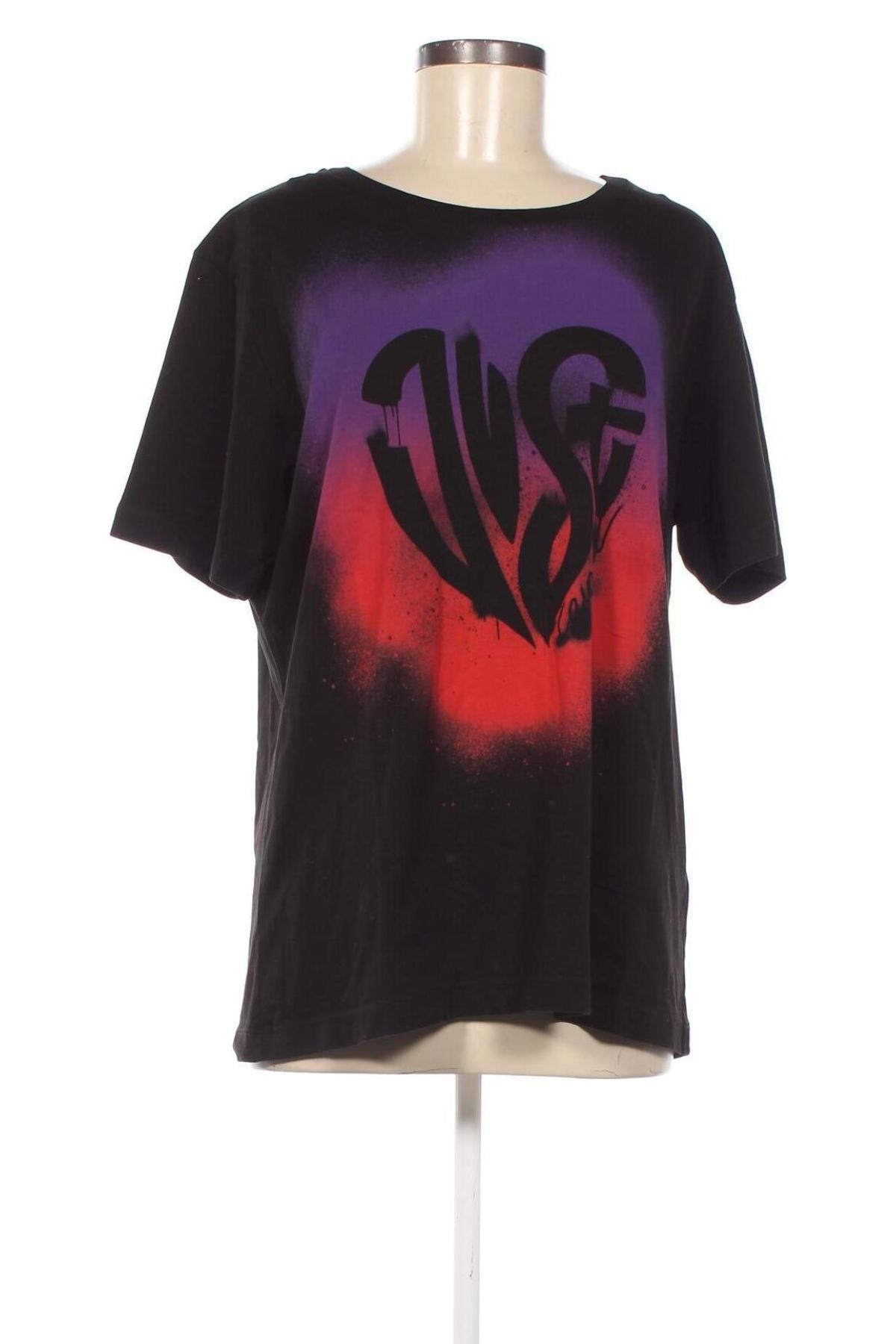 Damen T-Shirt Just Cavalli, Größe XXL, Farbe Schwarz, Preis € 71,10