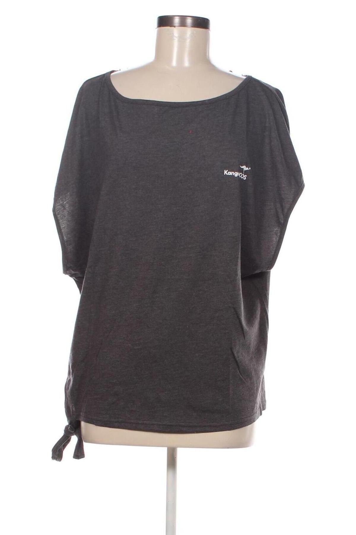 Damen T-Shirt Kangaroos, Größe S, Farbe Grau, Preis 18,56 €