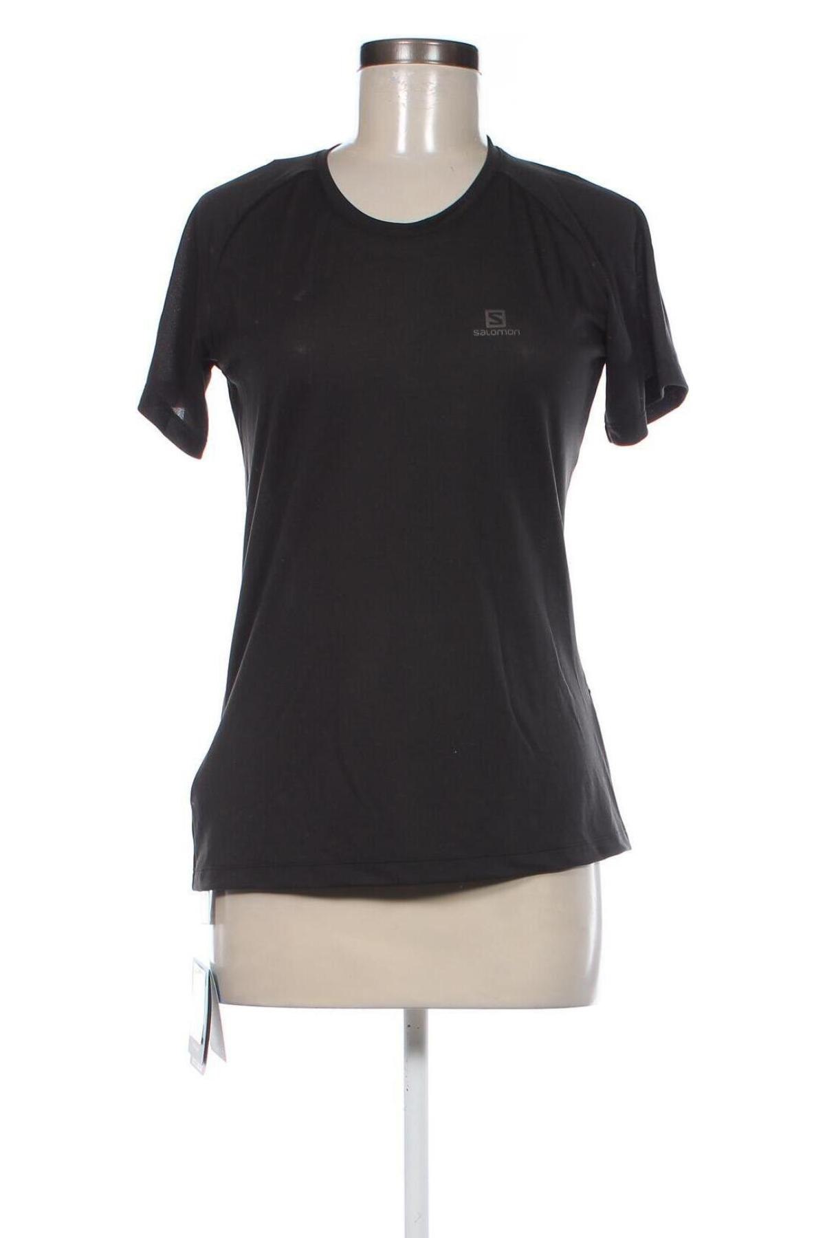Γυναικείο t-shirt Salomon, Μέγεθος M, Χρώμα Μαύρο, Τιμή 37,11 €
