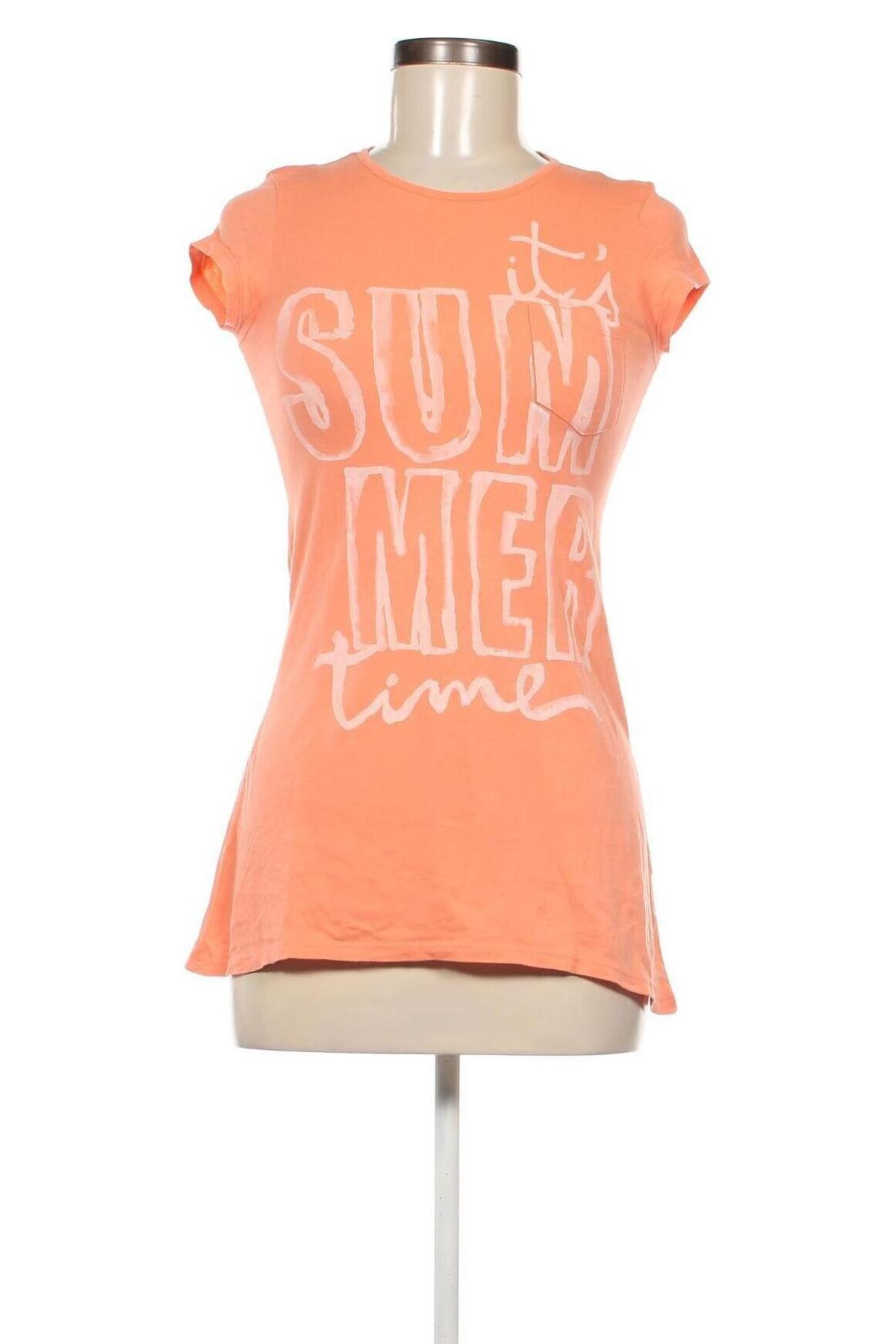 Damen T-Shirt Sisley, Größe S, Farbe Orange, Preis 13,81 €