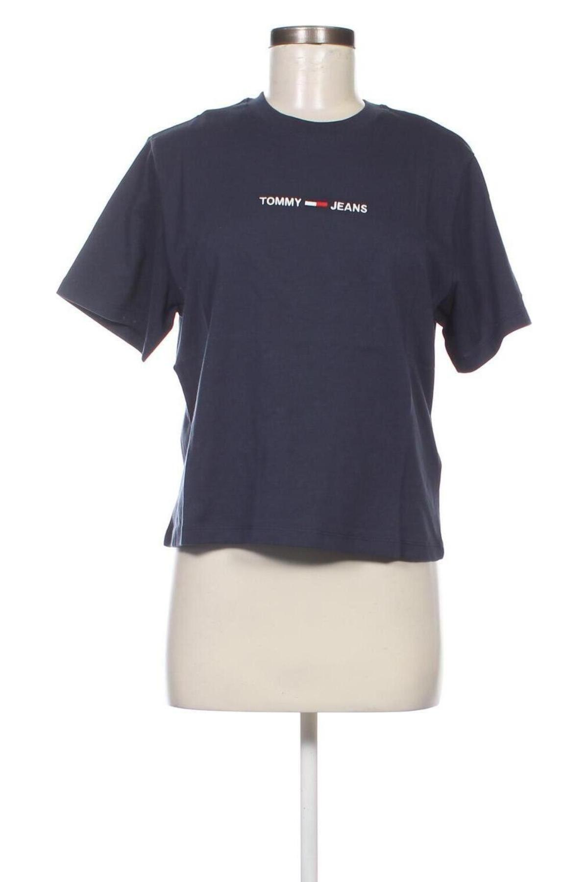 Damen T-Shirt Tommy Jeans, Größe S, Farbe Blau, Preis 37,11 €