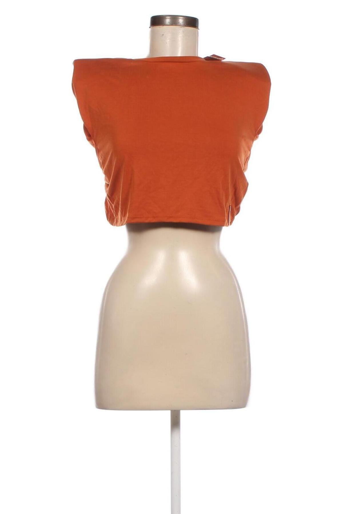 Γυναικείο t-shirt Undiz, Μέγεθος XS, Χρώμα Πορτοκαλί, Τιμή 3,71 €