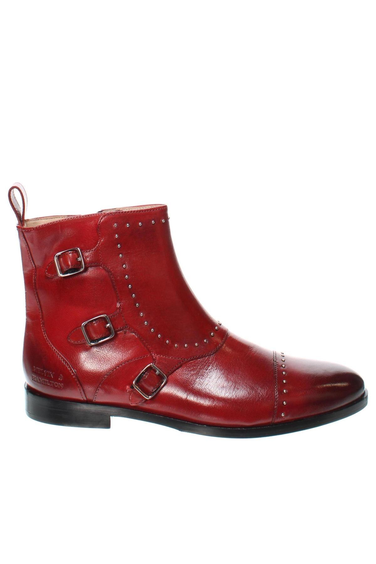 Botine de damă Melvin & Hamilton, Mărime 39, Culoare Roșu, Preț 433,89 Lei