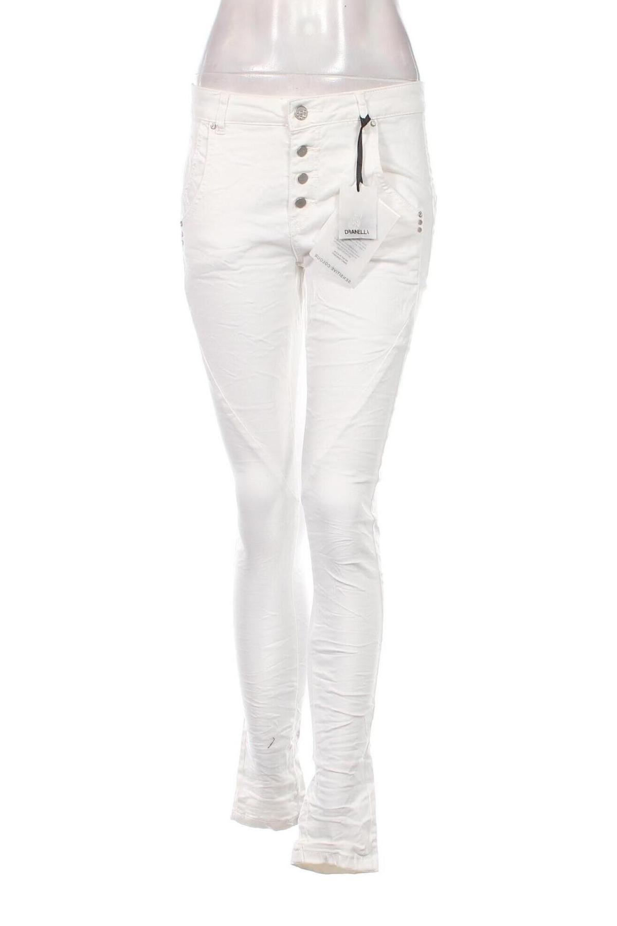 Γυναικείο Τζίν Dranella, Μέγεθος S, Χρώμα Λευκό, Τιμή 8,15 €