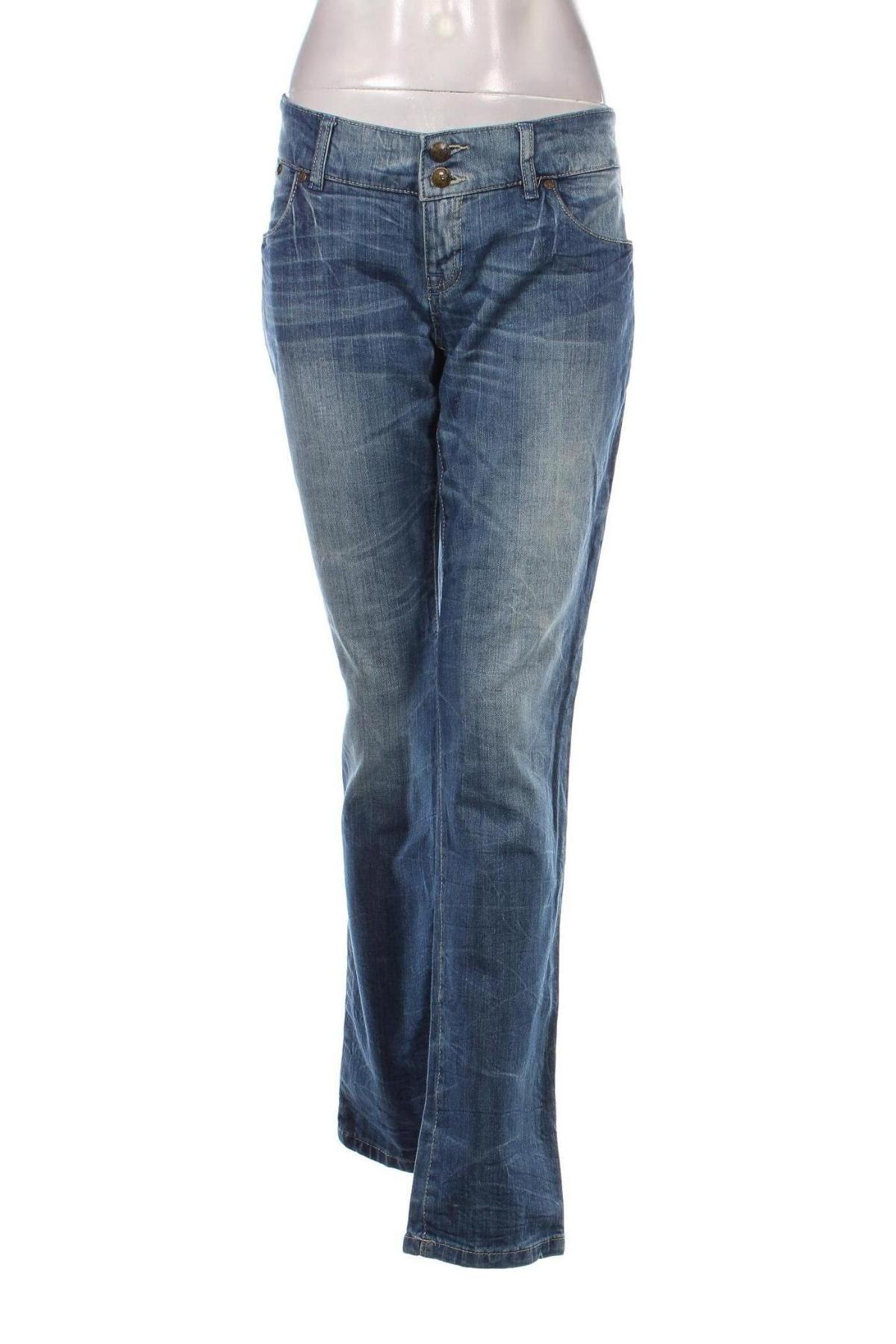 Damskie jeansy Edc By Esprit, Rozmiar XXL, Kolor Niebieski, Cena 68,97 zł