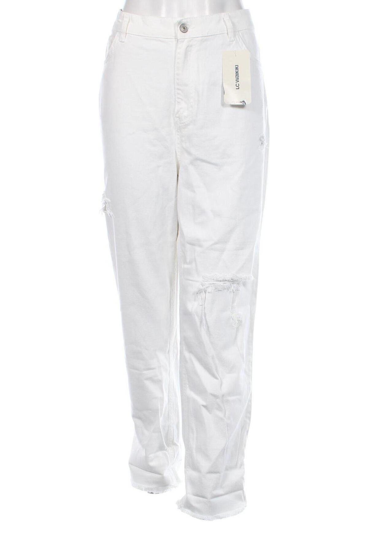 Γυναικείο Τζίν LCW, Μέγεθος XL, Χρώμα Λευκό, Τιμή 23,53 €