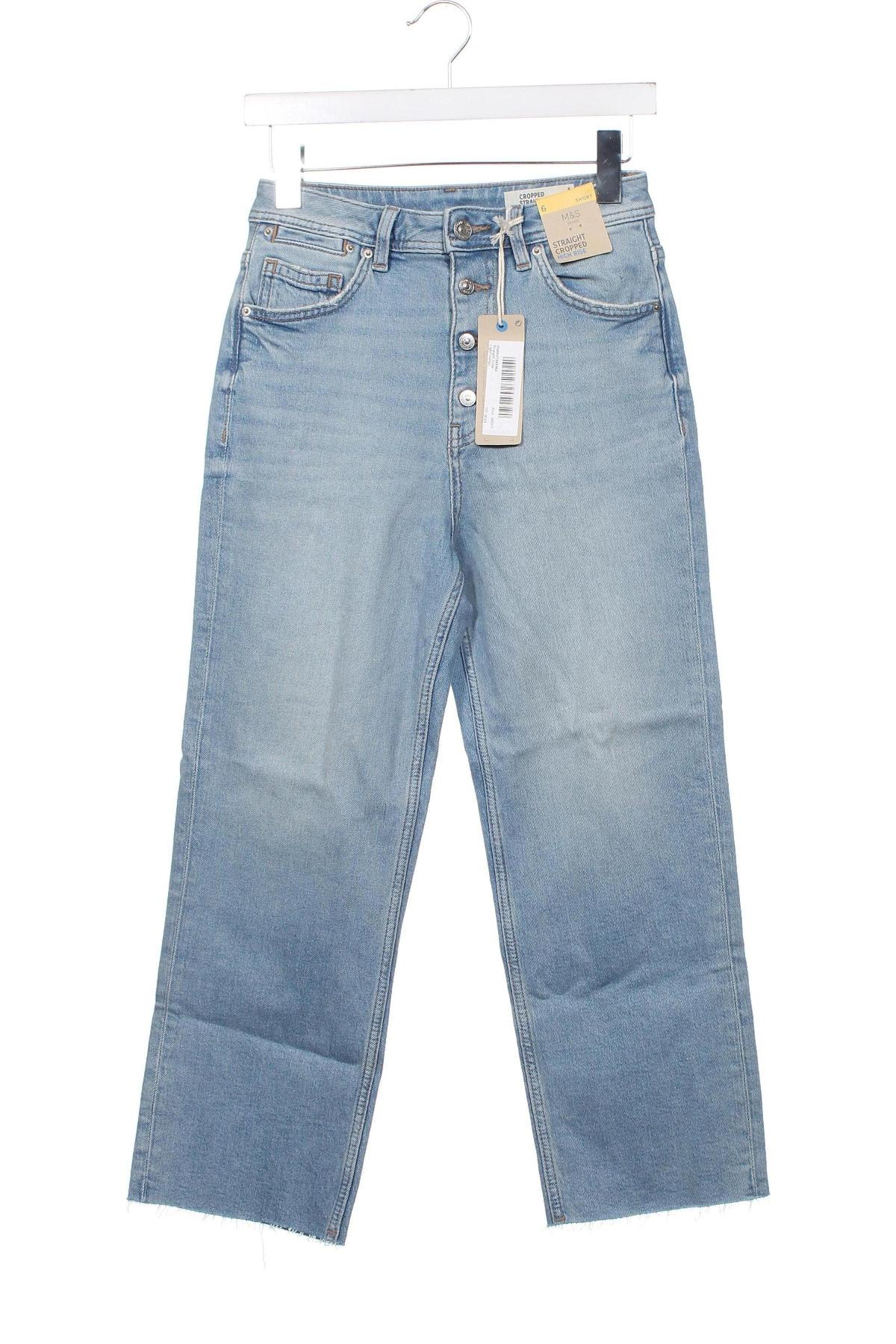 Dámské džíny  Marks & Spencer, Velikost XS, Barva Modrá, Cena  899,00 Kč