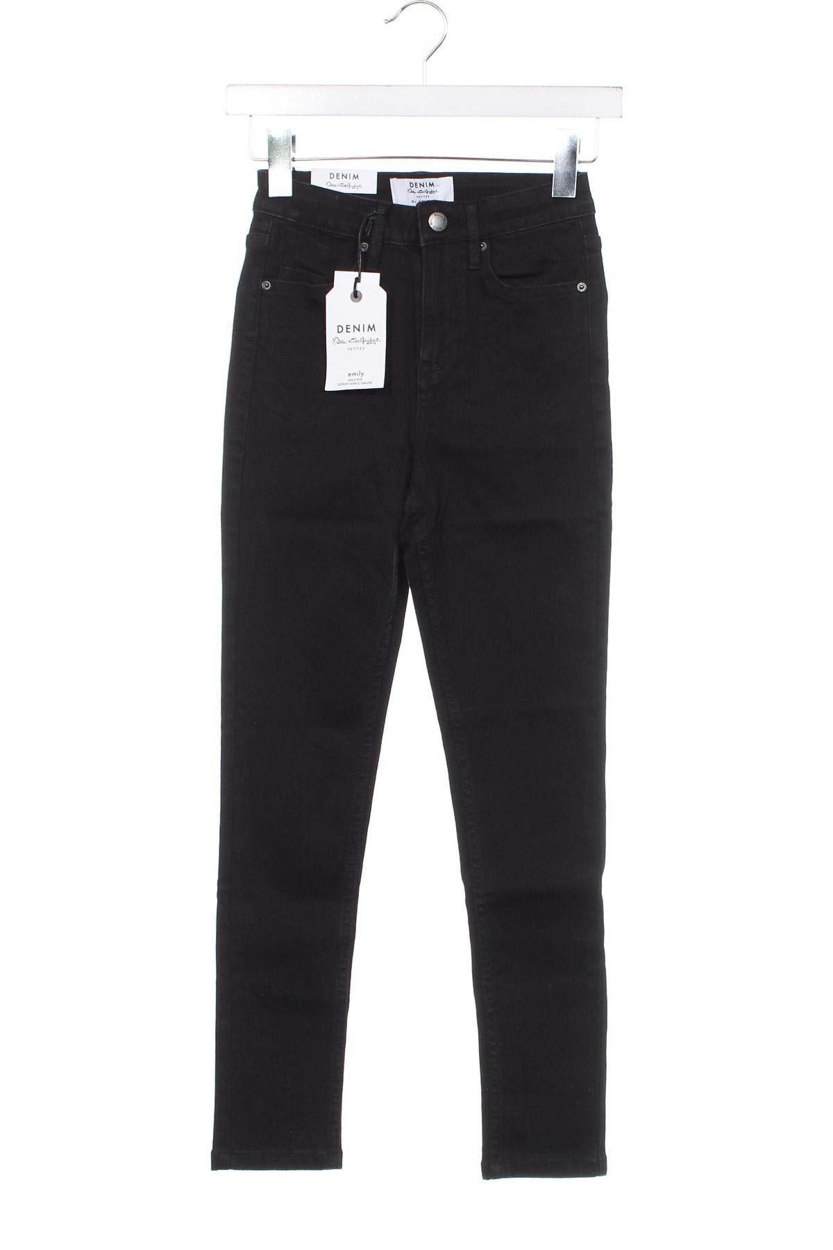 Damen Jeans Miss Selfridge, Größe XXS, Farbe Schwarz, Preis € 12,70