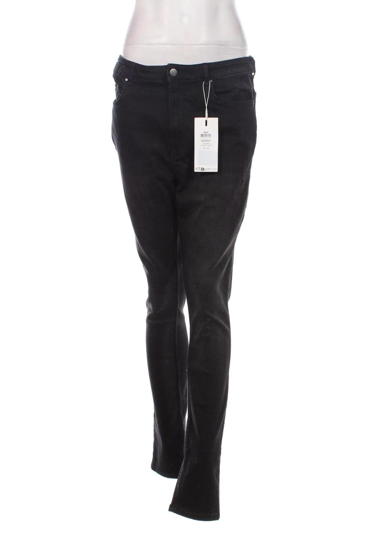 Damen Jeans ONLY, Größe XL, Farbe Schwarz, Preis € 13,89